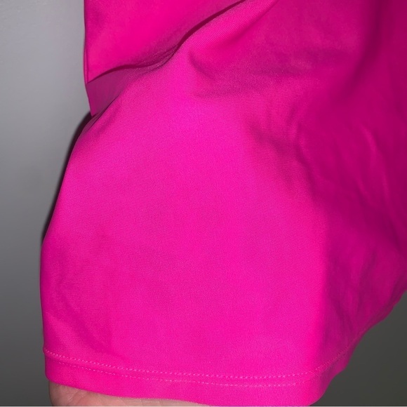 Athleta Tankini Top Women's Size Small Pink Grey Colourblock Swimwear Nylon - Picture 14 of 14